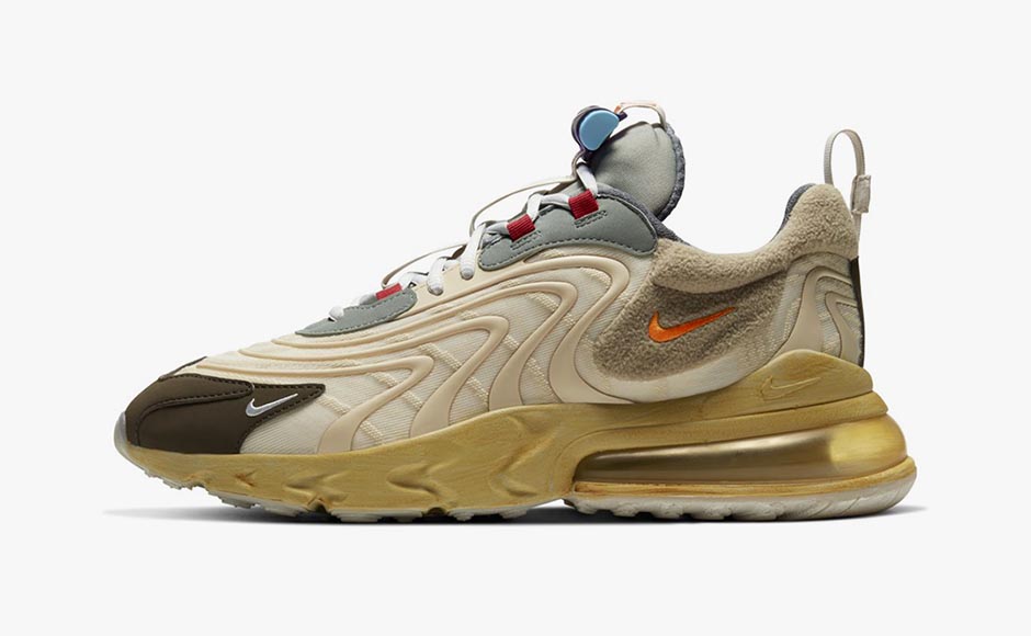 Nike Air Max 270 React ENG Travis Scott Cactus Trails de 2020
