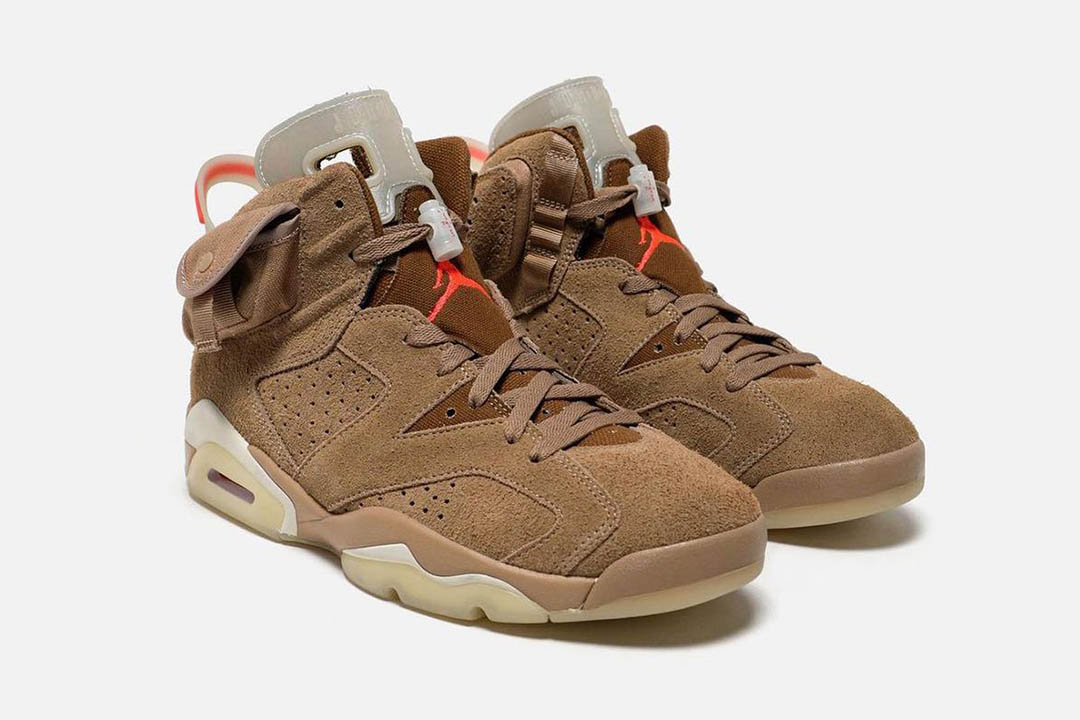 Air Jordan 6 Travis Scott British Khaki de 2021