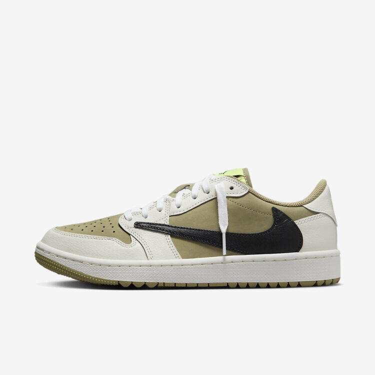 Air Jordan 1 Low Golf Travis Scott Neutral Olive de 2023